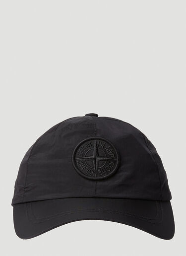 Stone Island Compass 贴饰棒球帽 黑色 sto0152092