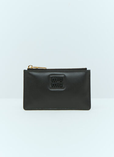 Miu Miu Leather Envelope Wallet Black miu0254051