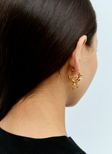 Panconesi Ring Hoop Earrings Gold pcn0354006