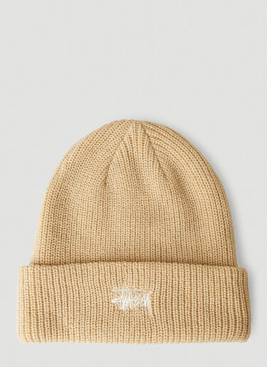 Stüssy Basic Cuff Beanie Hat Beige sts0350016