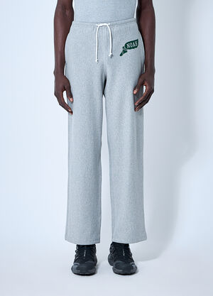 Noah Logo Motif Track Pants Grey noa0160016