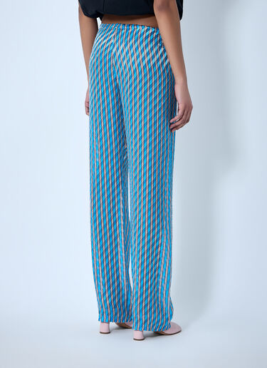 Dries Van Noten Drawstring Wide-Leg Trousers Blue dvn0263005