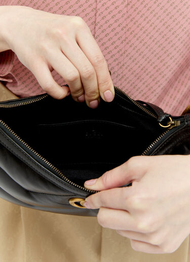 GG Marmont Small Shoulder Bag Gucci GG Marmont Small Shoulder Bag Black guc0255140