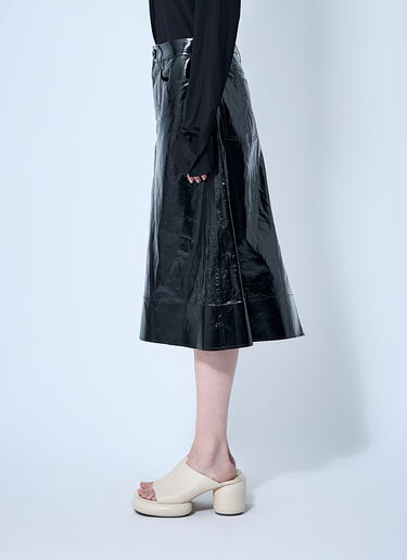 Jil Sander 高亮铅笔半裙  黑色 jil0259008