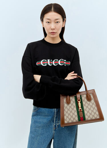 Gucci Jackie 1961 中号托特包 棕色 guc0257122