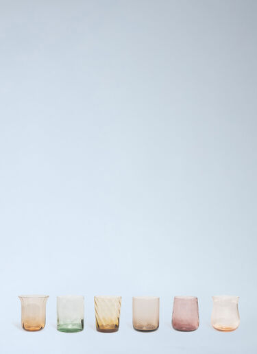 Set Of Six Assorted Tumblers Bitossi Home Set Of Six Assorted Tumblers Multicolour wps0692577