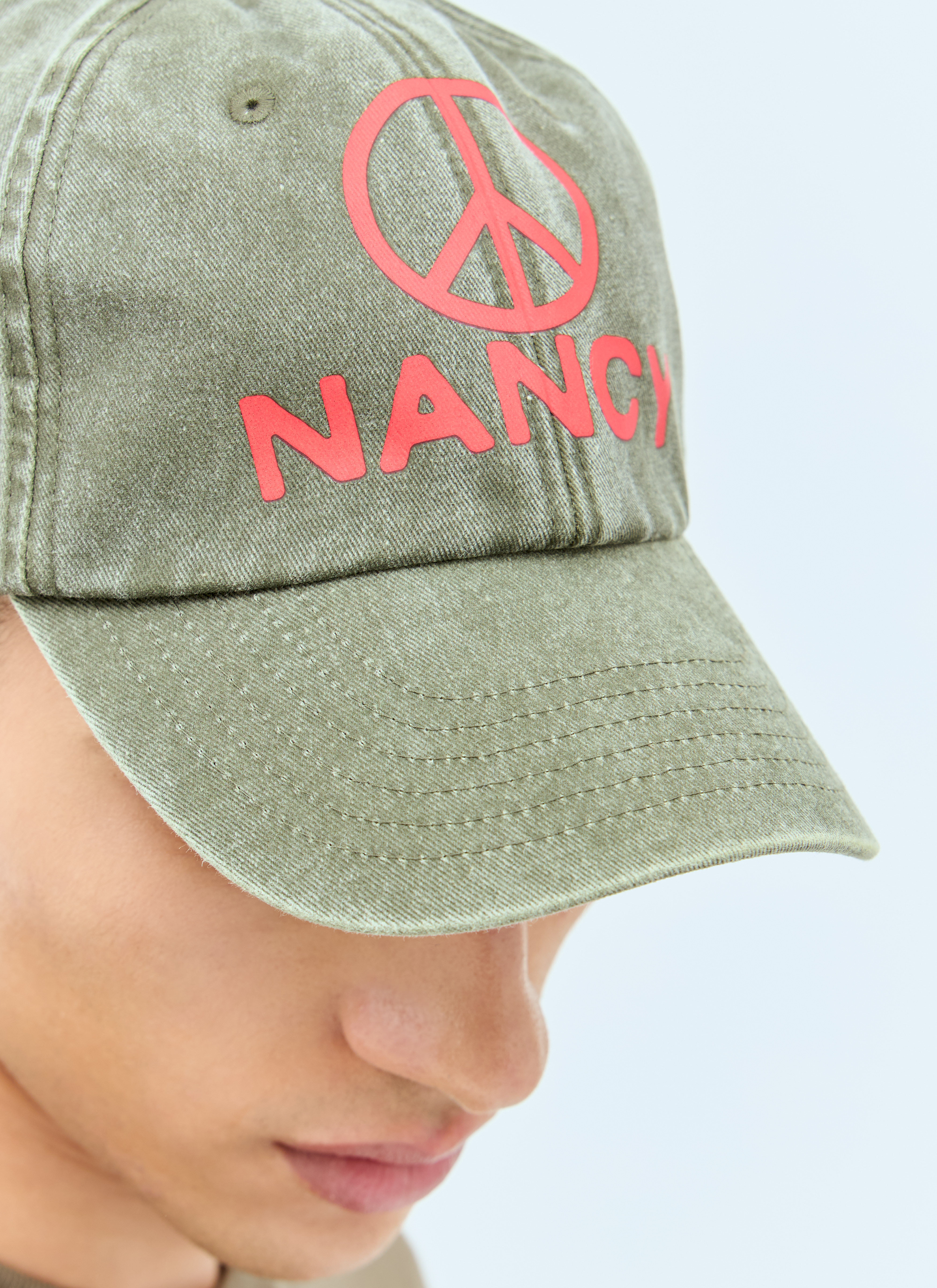 Nancy Men's' Practice 6-Panel Baseball Cap in Green | LN-CC®