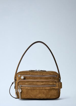 Acne Studios Camero Party Leather Shoulder Bag Brown acn0364004