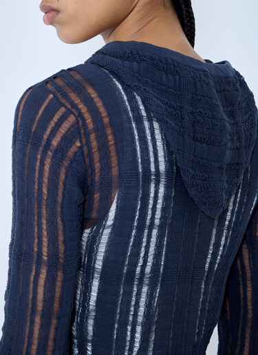 Our Legacy Compact Hooded Cardigan Blue our0260018