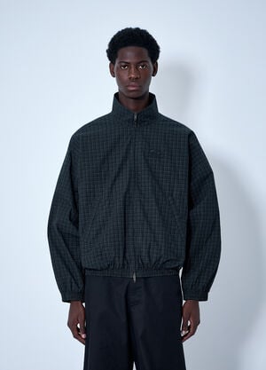 Balenciaga Checked Zip Jacket Navy bal0164001