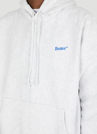 Better Gift Shop Embroidered Hooded Sweatshirt Grey bfs0148005