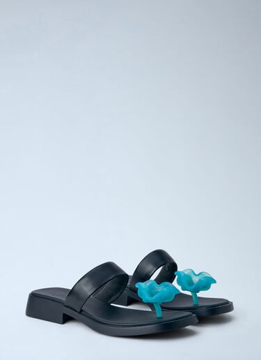 CAMPER Sculptural Toe Ring Sandals Black cmp0264011