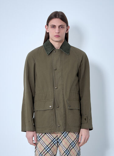 Burberry Cotton Field Jacket Black bur0159011