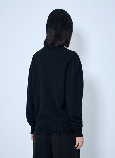 LN-CC® - Toteme: Classic Cashmere Crew Knit - Black Toteme Classic Cashmere Crew Knit Black tot0265061