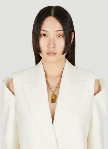 Alexander McQueen Molten Chain Necklace Gold amq0247063