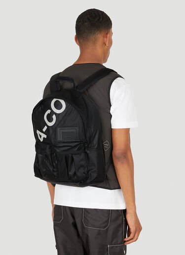 A-COLD-WALL* Typographic Ripstop Backpack Black acw0148011
