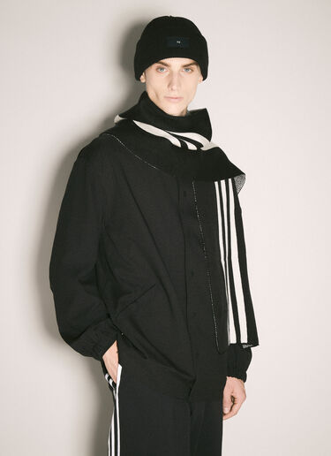 Y-3 Logo Patch Beanie Hat Black yyy0158028