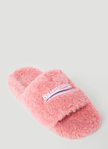 Balenciaga Furry Slides Pink bal0253089