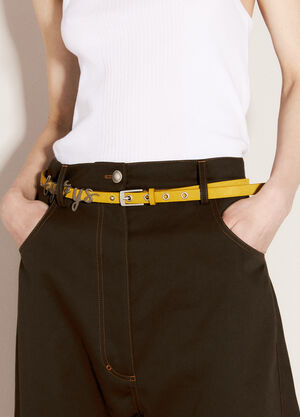 Eytys Logo Hardware Belt Navy eyt0356008