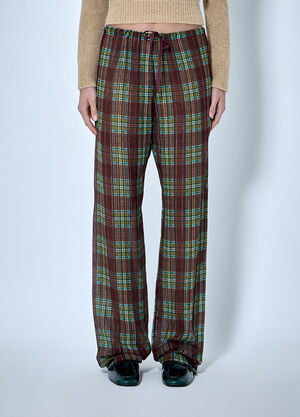 Dries Van Noten Pachas Pants Burgundy dvn0266001
