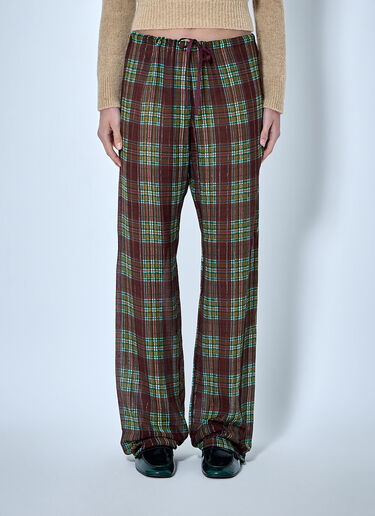 LN-CC® - Dries Van Noten: Pachas Pants - Burgundy Dries Van Noten Pachas Pants Burgundy dvn0266001