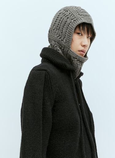 Textured Stitch Hood Lemaire Textured Stitch Hood Grey lem0254014