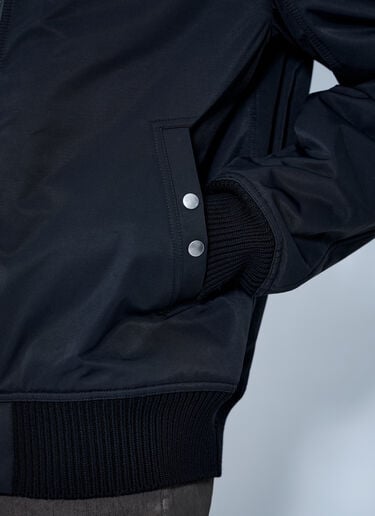 LN-CC® - Rick Owens: Tower Dracuflight Bomber Jacket - Navy Rick Owens Tower Dracuflight Bomber Jacket Navy ric0165059