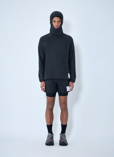 Satisfy Textured High-Neck Sweater Grey sat0162011