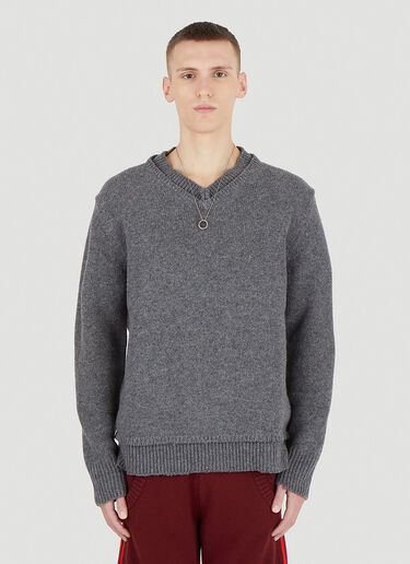 Maison Margiela Knit Sweater  Grey mla0145006