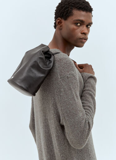 The Row Sporty Pouch Black row0157010