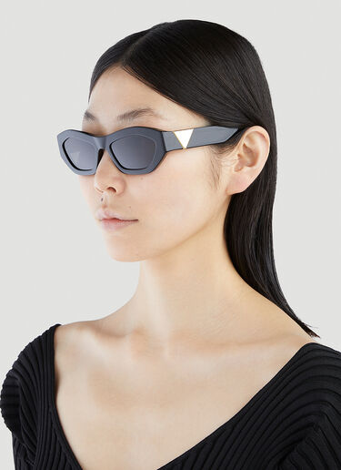 Bottega Veneta BV1221S Hexagonal Sunglasses Black bov0251133