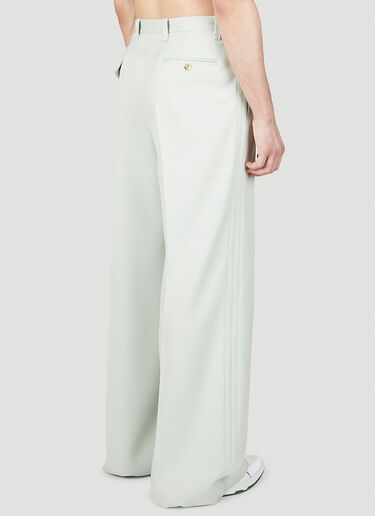 Relaxed Wide Leg Pants Lanvin Relaxed Wide Leg Pants Light Green lnv0151017