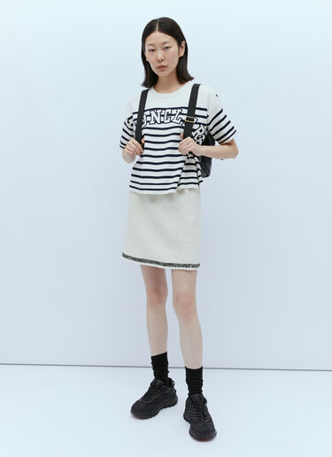 徽标贴花 T 恤 Moncler 徽标贴花 T 恤 白色 mon0255043