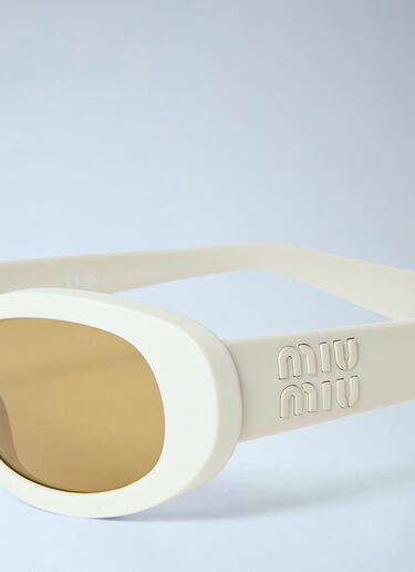 LN-CC® - Miu Miu: C02S Sunglasses - Cream Miu Miu C02S Sunglasses Cream lmu0266006