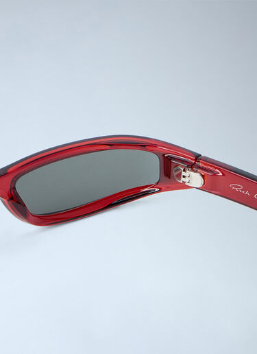 Rick Owens Fog Sunglasses Red ric0165084