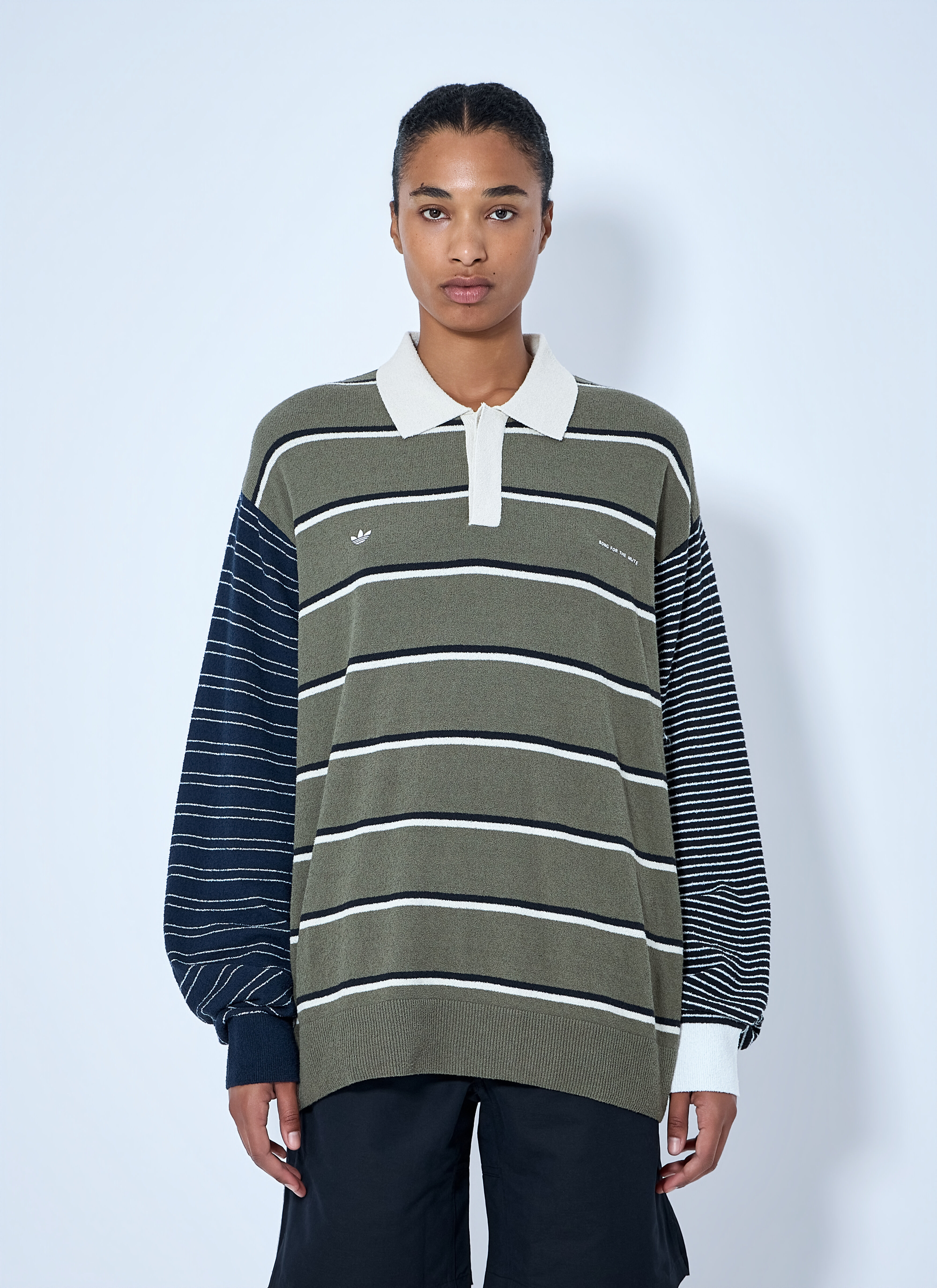 新品未使用タグ オーストラリア代表 長袖ラガーシャツ 00s Vodafone adidas x SFTM レディース 007 ロングスリーブTシャツ の グリーン