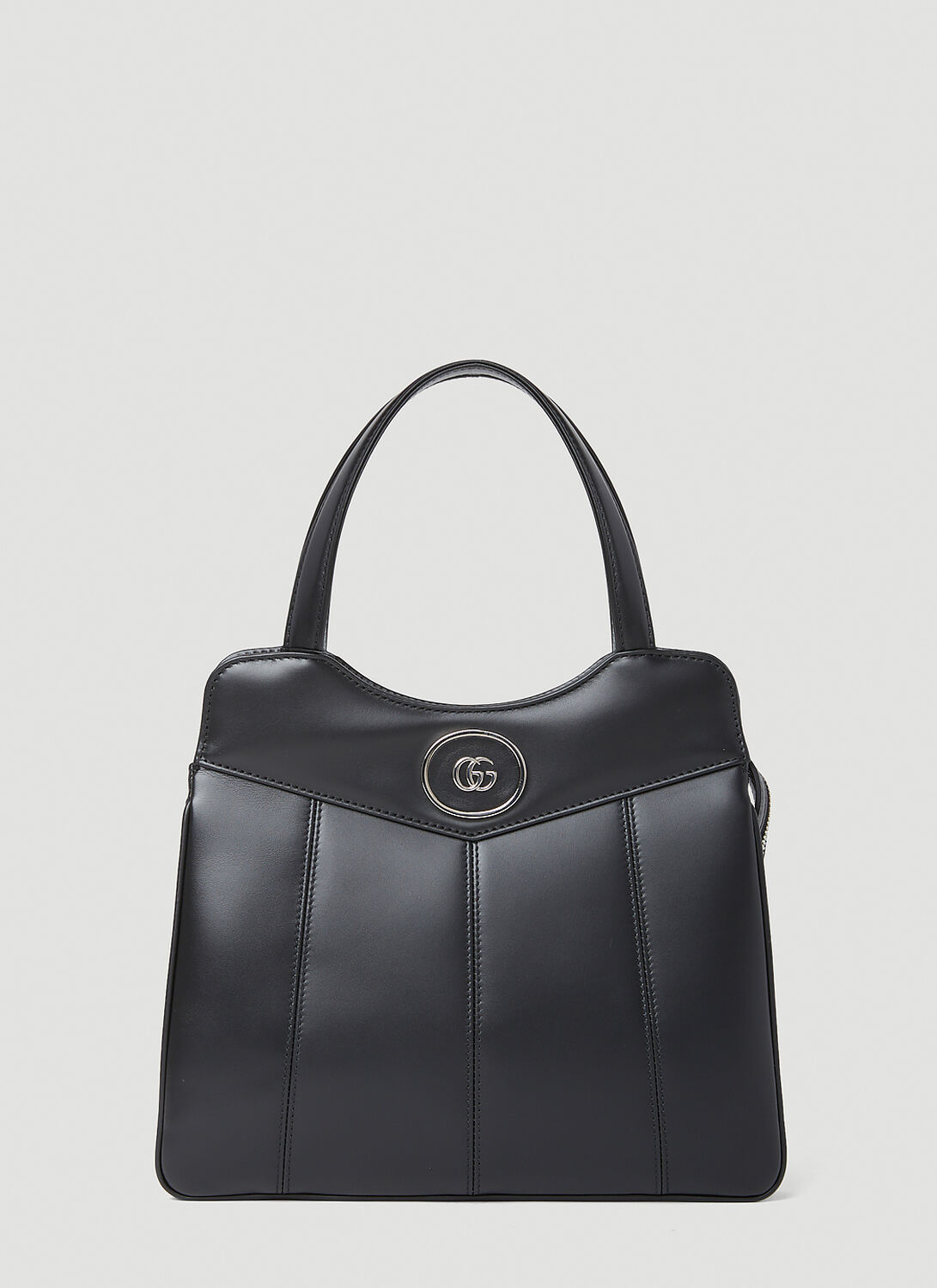 Shop Gucci Petite Gg Tote Bag In Black