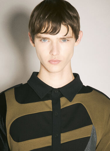 GmbH Patchwork Polo Shirt Green gmb0158003