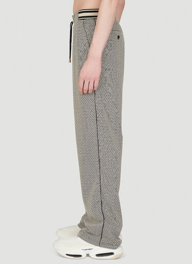 Balmain Mini Monogram Jacquard Pyjama Pants Grey bln0153005