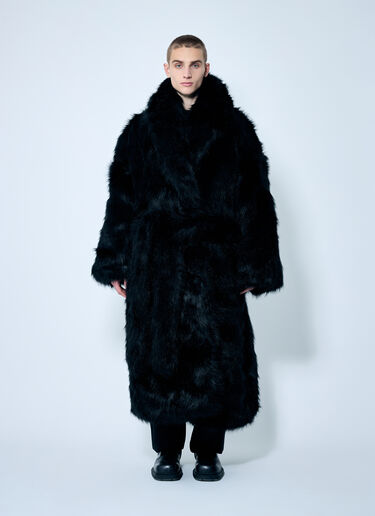 Entire Studios Vast Faux-Fur Coat Black ent0358035