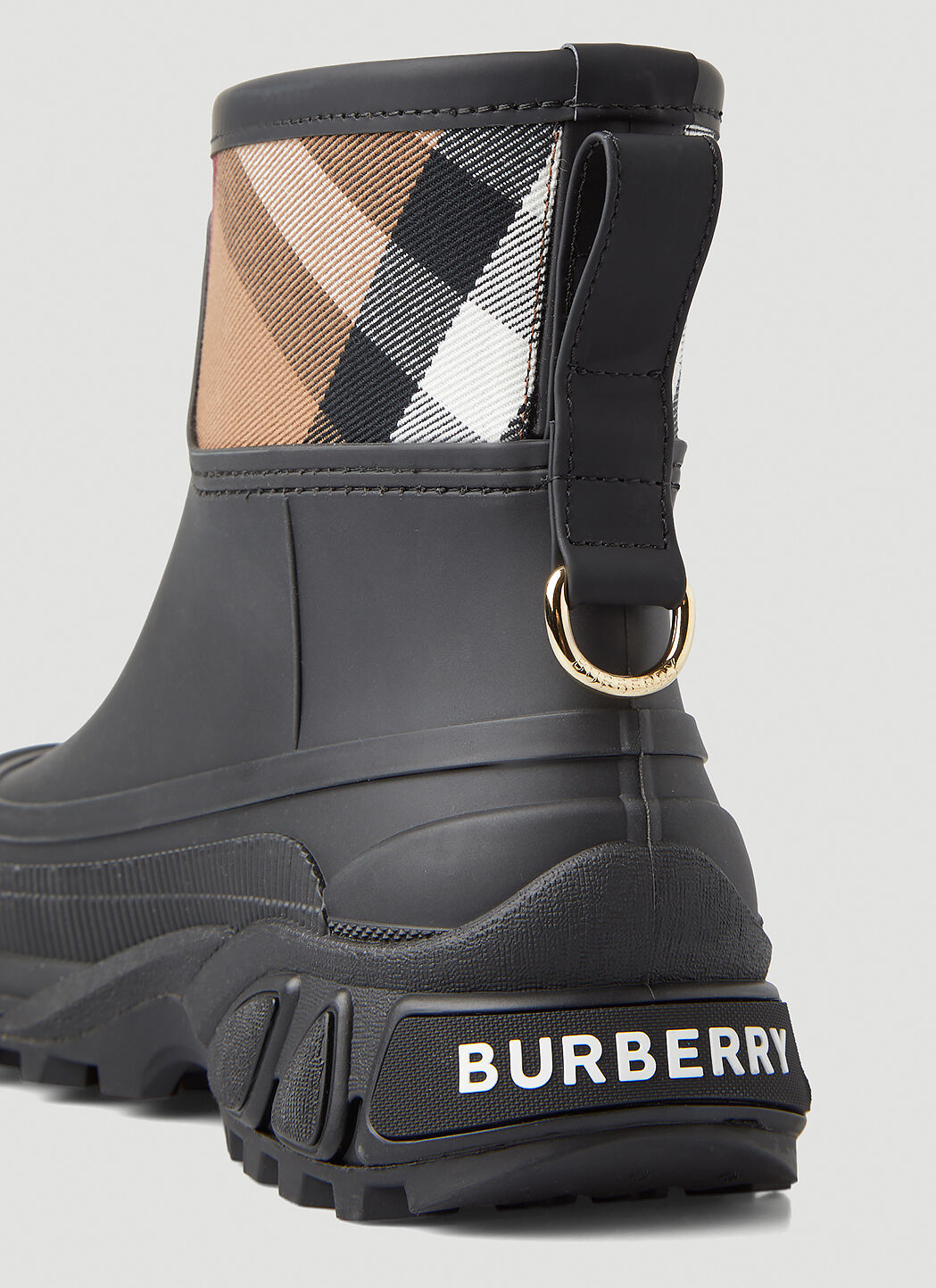 Burberry moto on sale rain boots
