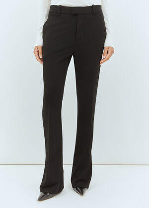 The Row Matt Flared Pants Black row0260014