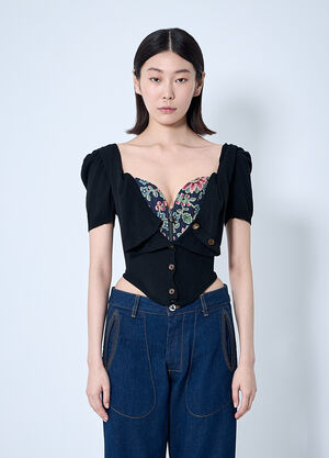 Vivienne Westwood Bea Corset Top Black vvw0260011