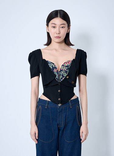 Vivienne Westwood Bea Corset Top Black vvw0260011