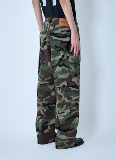 VETEMENTS Camo Cargo Pants Green vet0164008