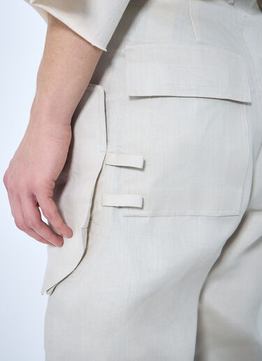 Rick Owens Stefan Cargo Pants Beige ric0159013