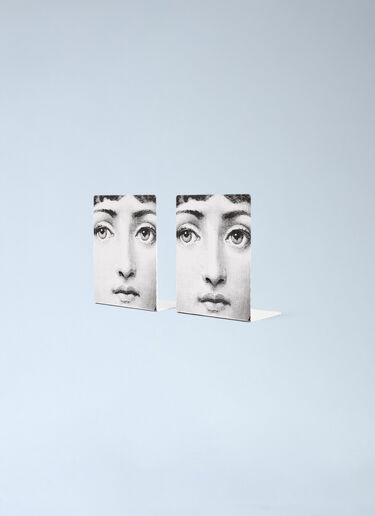 Fornasetti Viso Bookends White wps0691845