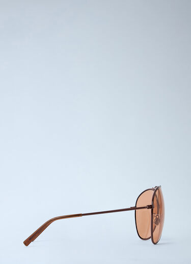 LN-CC® - Acne Studios: Metal Aviator Sunglasses - Brown Acne Studios Metal Aviator Sunglasses Brown acn0264061