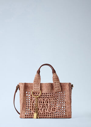 Chloé Small Summer Banana East-West Tote Bag  Pale Pink chl0265058