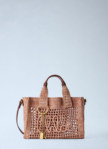 Chloé Small Summer Banana East-West Tote Bag  Pale Pink chl0265058